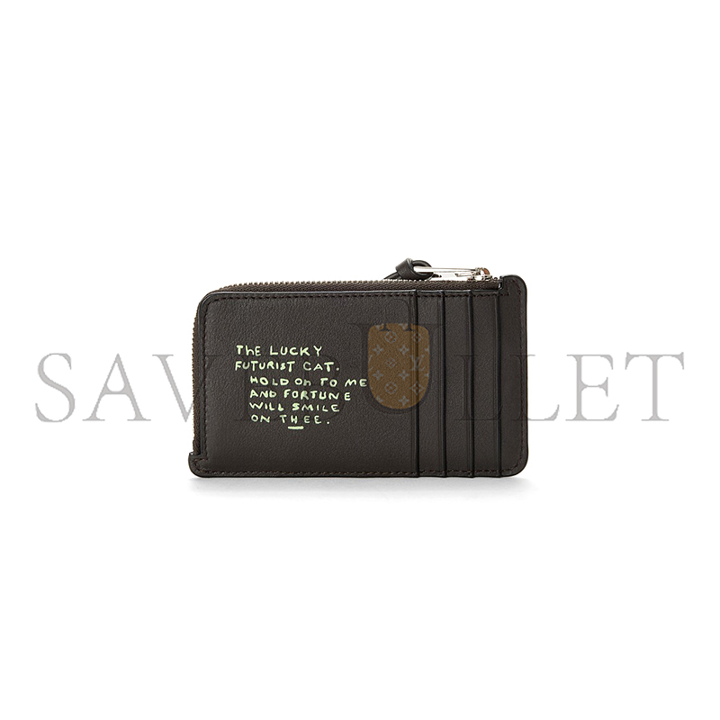 LOEWE CATS COIN CARDHOLDER IN CLASSIC CALFSKIN C643Z40XAA (13*7.5cm)